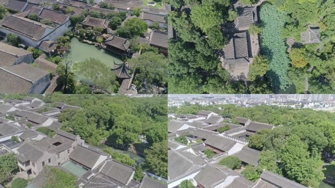 4K_苏州园林景区航拍