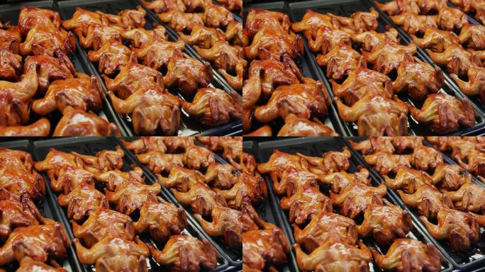 064商场烤鸡柜台