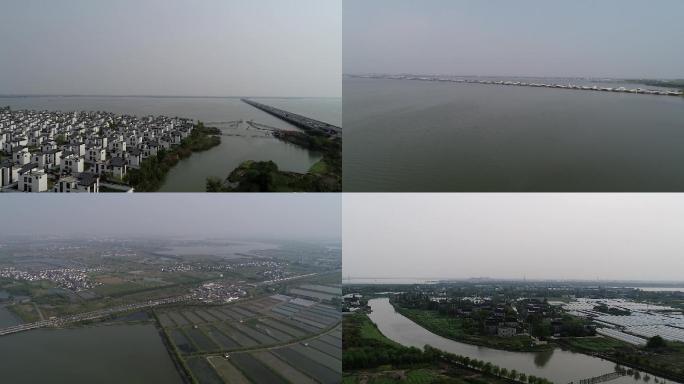 2020苏州澄湖4K航拍素材城市宣传片
