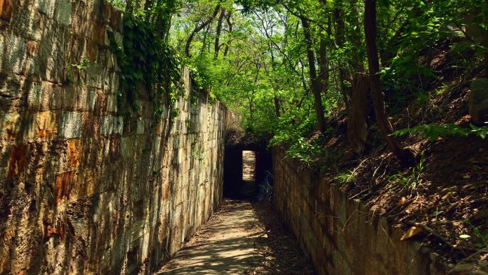 原创拍摄旅顺清代南子弹库遗迹