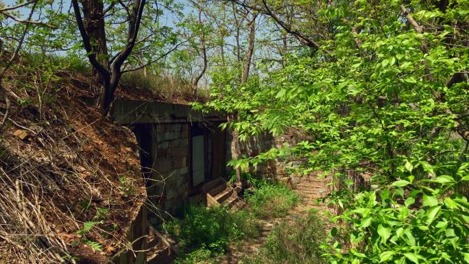 原创拍摄旅顺清代南子弹库遗迹
