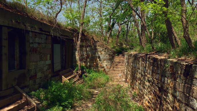 原创拍摄旅顺清代南子弹库遗迹