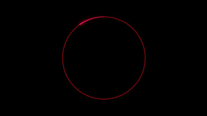 圆形动态圆框光效通道视频-无缝循环5颜色