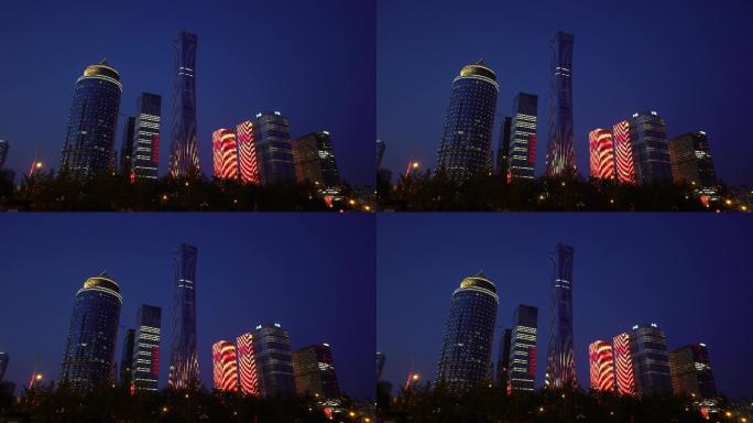 CBD中国尊建国成立70周年