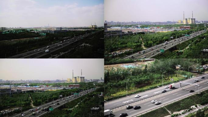 北京五环车流延时4k