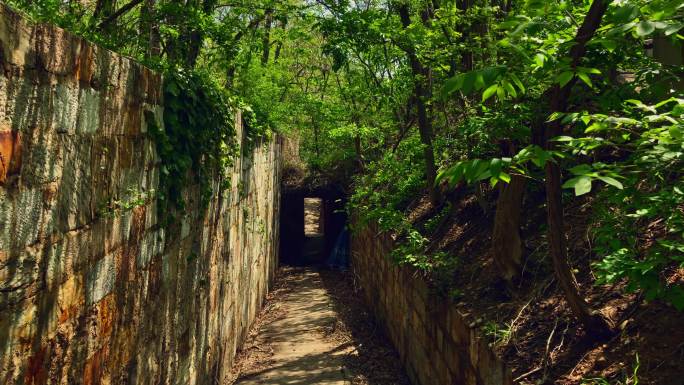 原创拍摄旅顺清代南子弹库遗迹