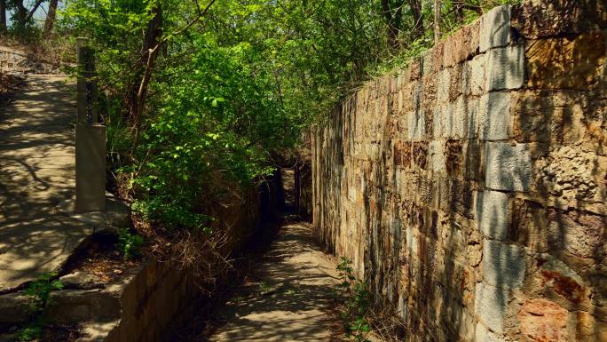 原创拍摄旅顺清代南子弹库遗迹