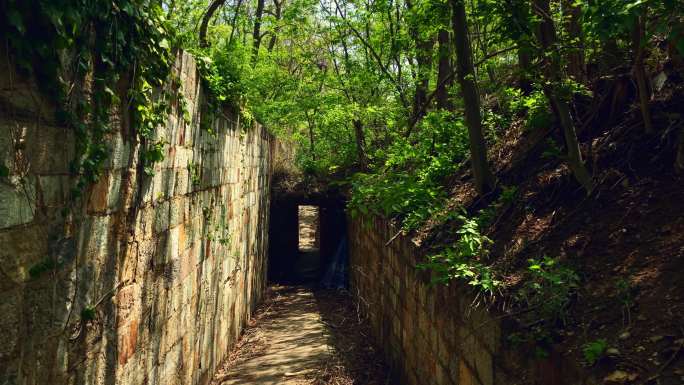 原创拍摄旅顺清代南子弹库遗迹