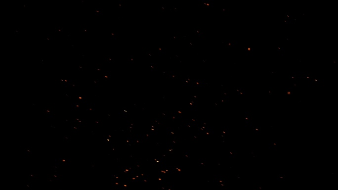 高清透明的火星火花粒子（带有通道）