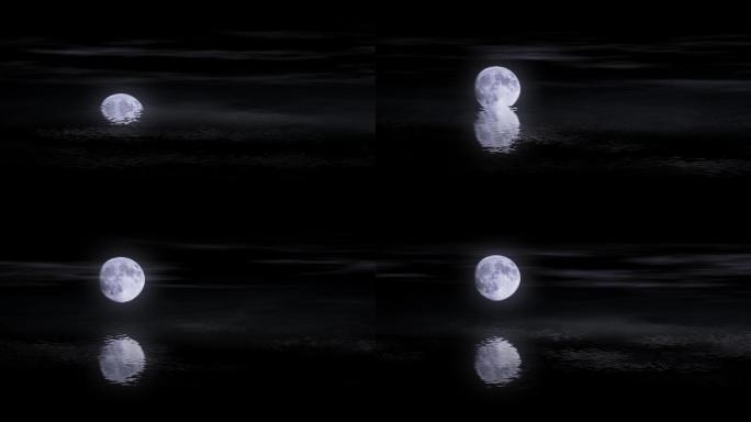【原创】唯美月亮升起