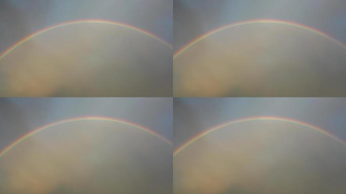 雨后彩虹实拍