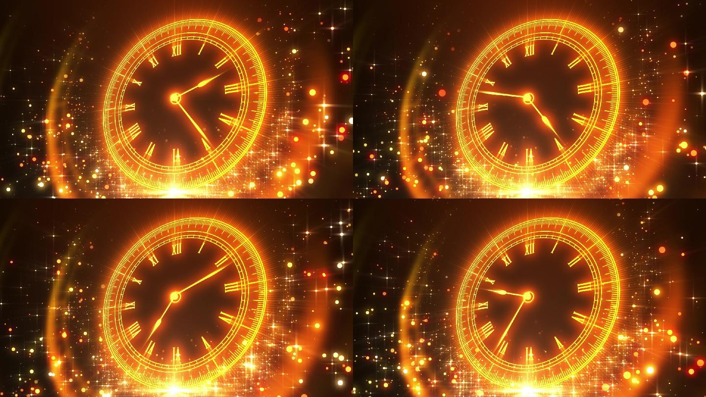 时间钟表怀旧时钟表针旋转循环视频