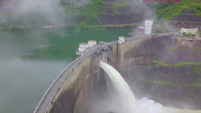 云南德宏龙江航拍