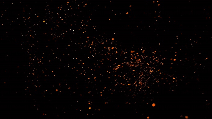 高清带有通道的火星火花粒子（带有通道）