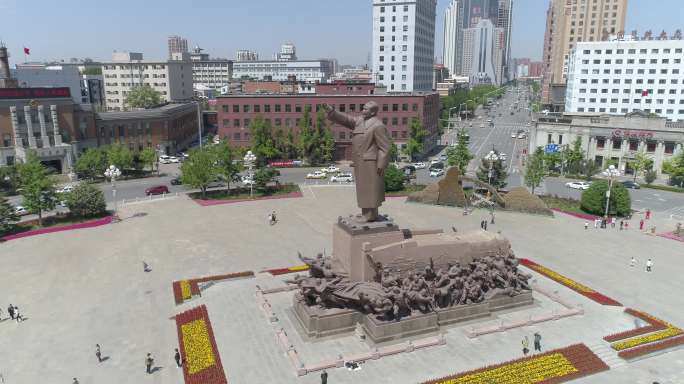 沈阳中山广场毛主席雕像