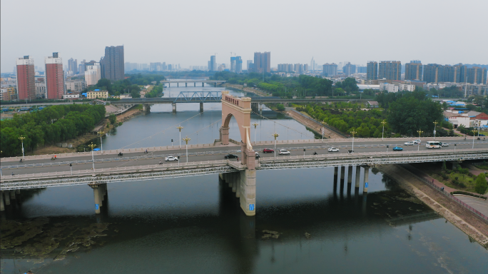 【4K】漯河沙河解放路大桥