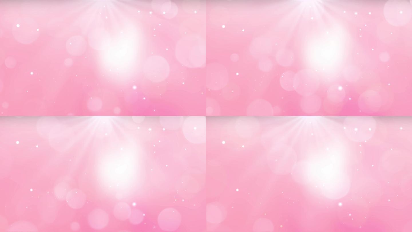 4K温馨粉色背景循环