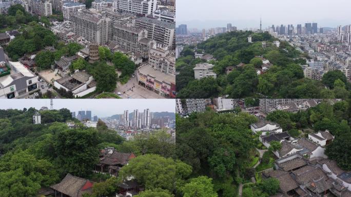 4K-原素材-福州乌山风景区航拍