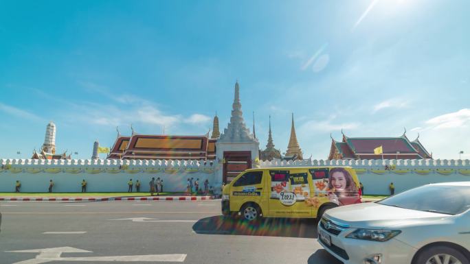 泰国曼谷的4K城市地标延时拍摄
