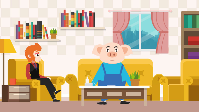 悟空八戒电力知识MG动画一