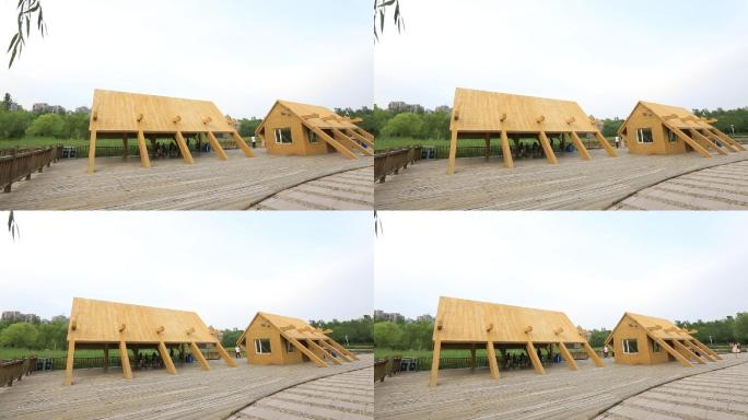 内蒙古实拍成吉思汗陵园视频素材