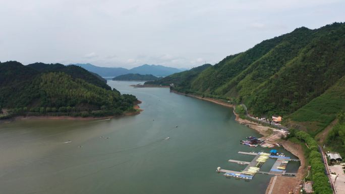 千岛湖水上训练航拍