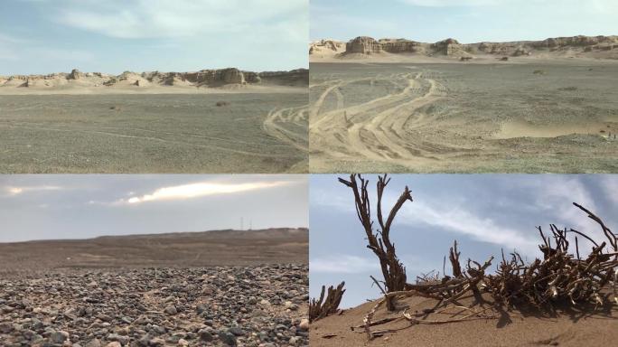 新疆大海道干枯沙漠