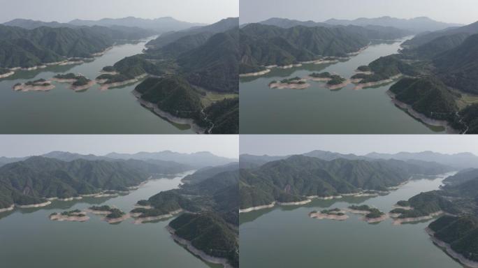 无人机航拍仙宫湖