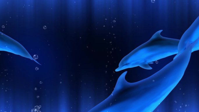 原创4K梦幻海豚岛全息投影