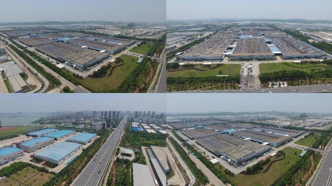 武汉美的产业园4K航拍