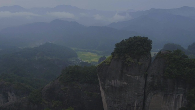 崀山航拍辣椒峰骆驼峰