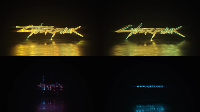 炫酷赛博朋克2077毛刺故障特效