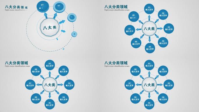 八大类8个方面8个分支8个板块