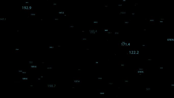 4K数字空间穿梭（循环带透明通道）