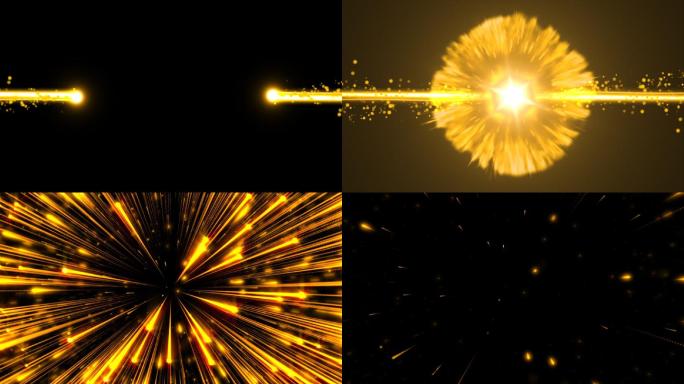 【原创】光线碰撞粒子爆炸通道视频