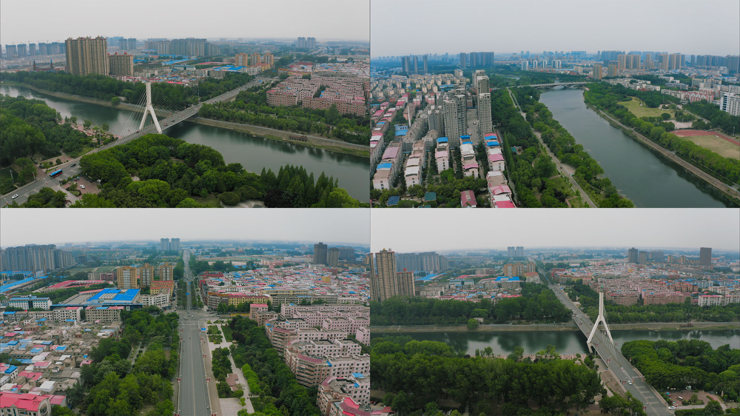 【4K】漯河澧河大桥航拍