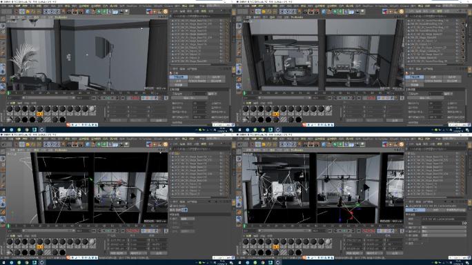 C4D+3dsmax+fbx--电视台