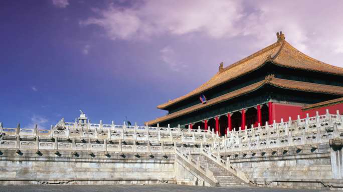 原创4K超清太和殿宫殿故宫古建筑视频素材