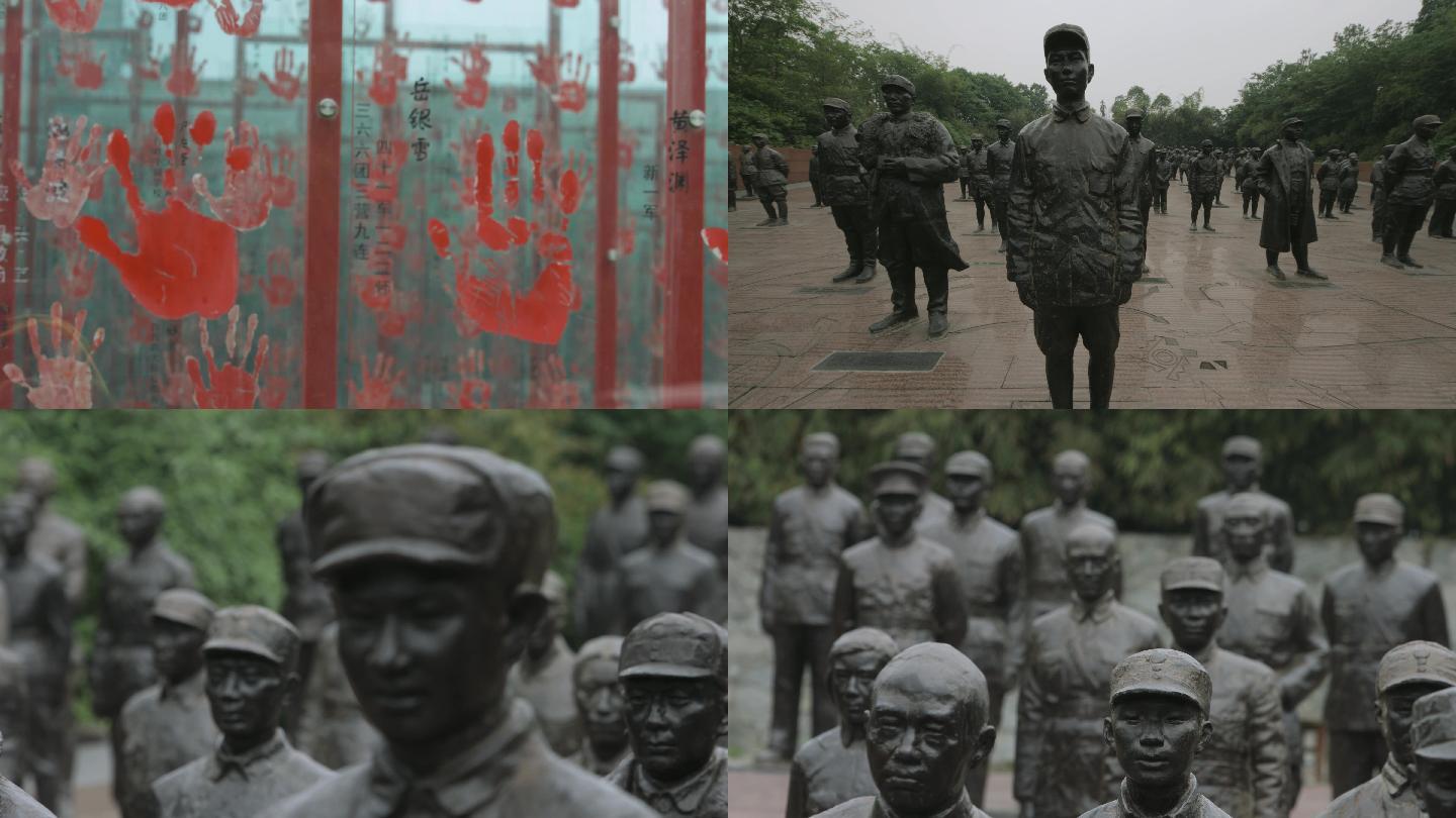 建川博物馆抗日烈士雕塑