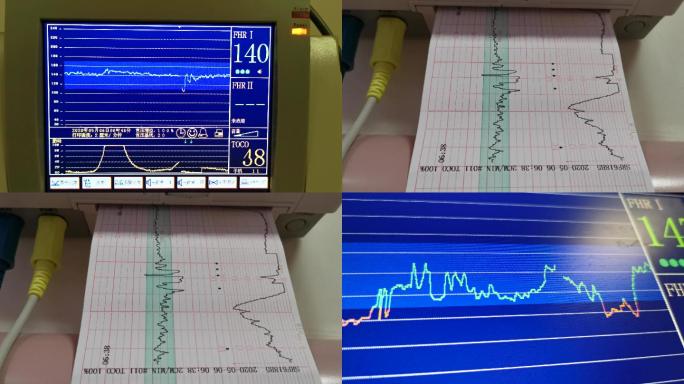 4K胎心监护-胎儿-胎心-宫心-心跳监测
