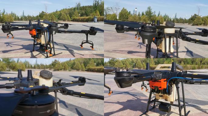 4K-原素材-农业科技无人机
