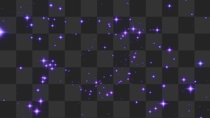 紫色星光粒子冲屏-alpha通道