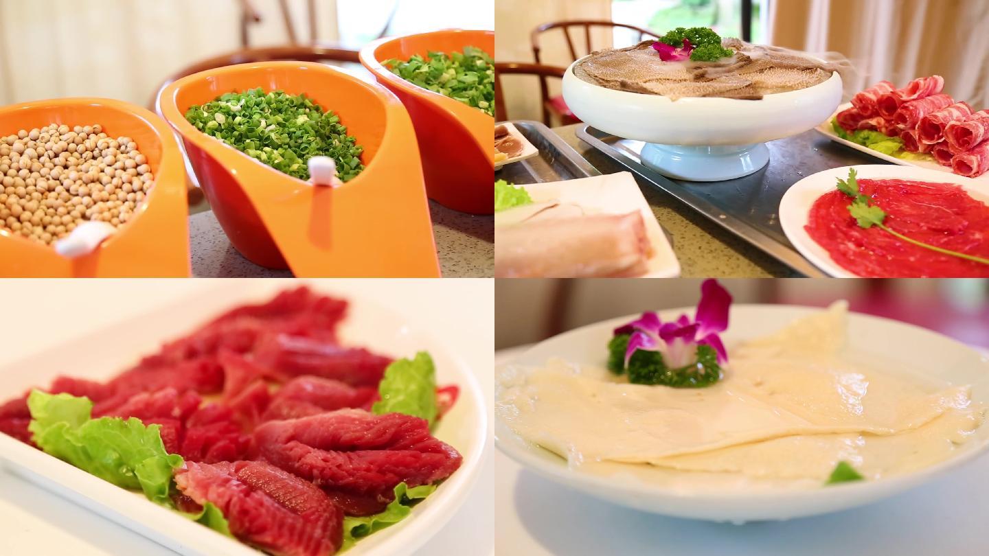 川味火锅荤素菜和调味