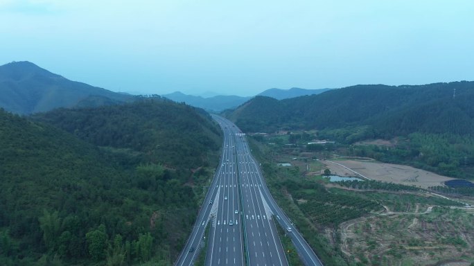 高速公路航拍