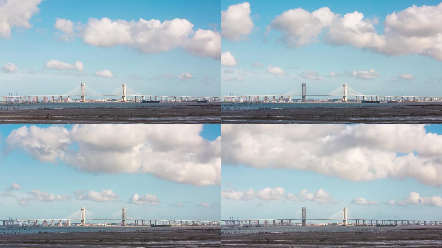 泉州跨海大桥延时摄影
