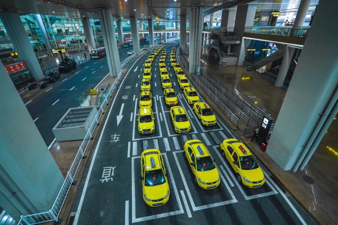 重庆江北机场T3航站楼出租车延时