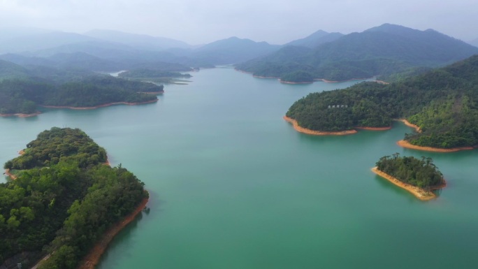 中山 ，水库，湖，青山绿色，自然，风光