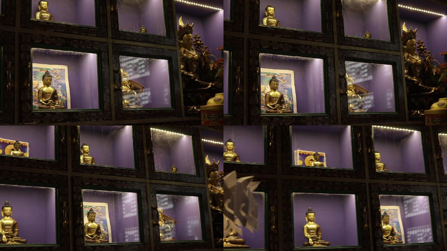藏传佛教佛堂素材