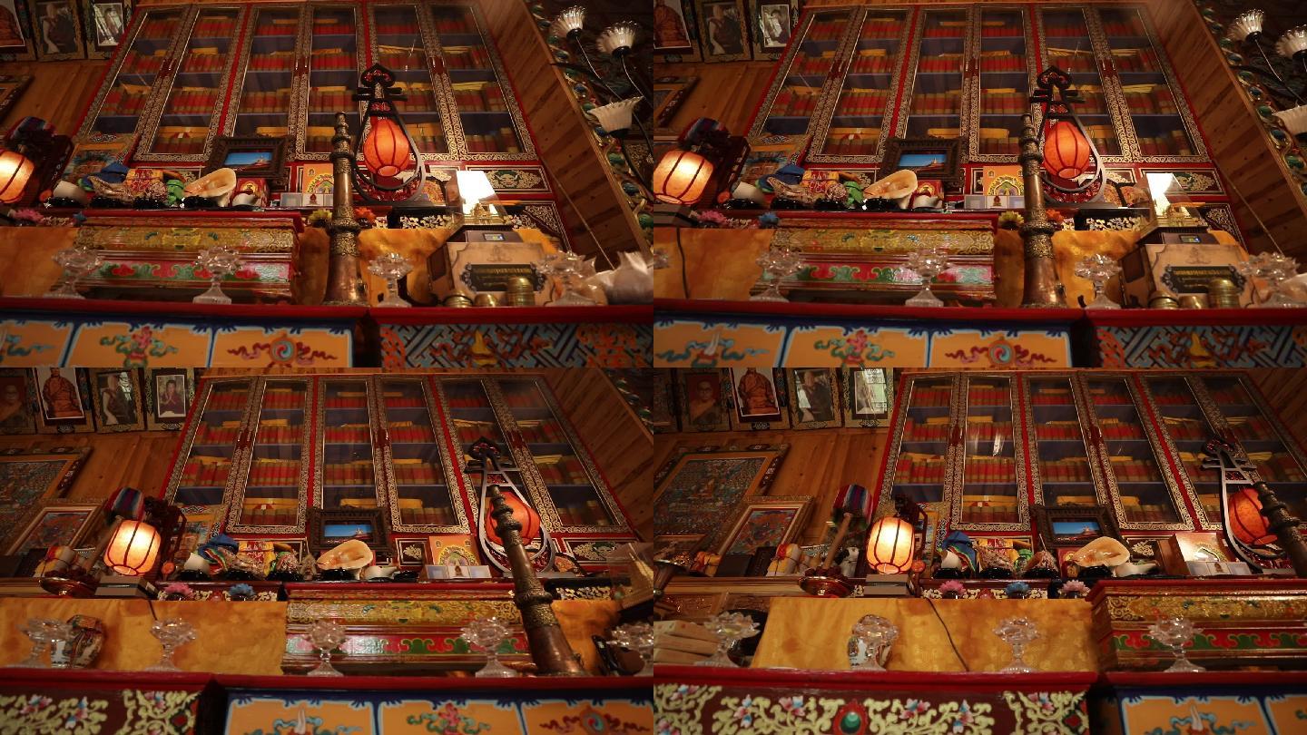 藏传佛教佛堂素材