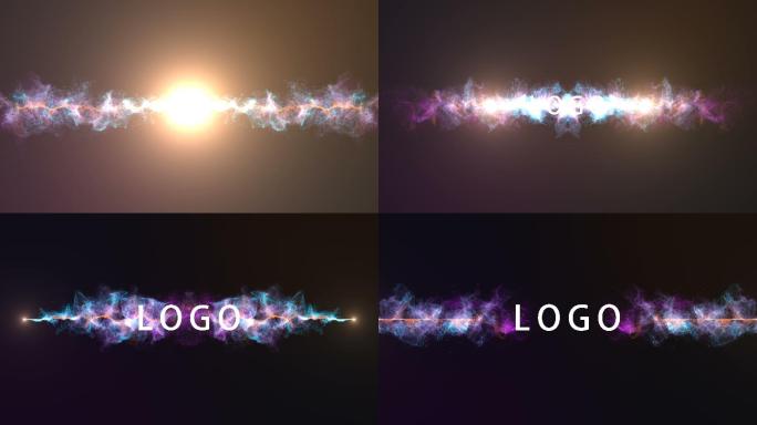 粒子光线爆炸出现logo